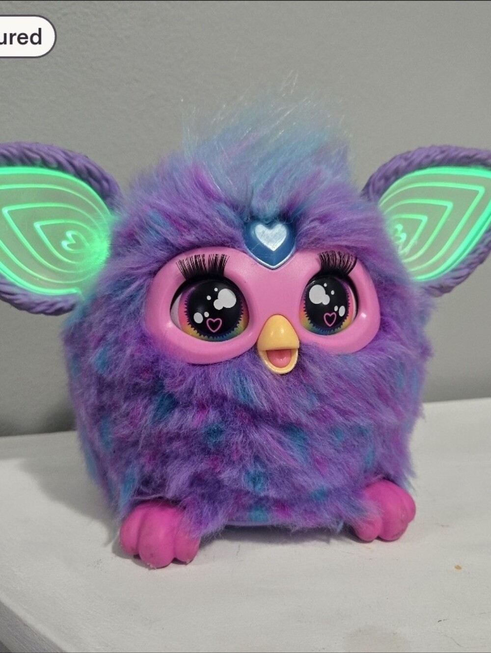 Furby Hasbro Purple and Teal Interactive Collectible Pet